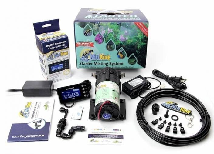 Mist King reptile misting system dart frog, geckos, chameleons misting