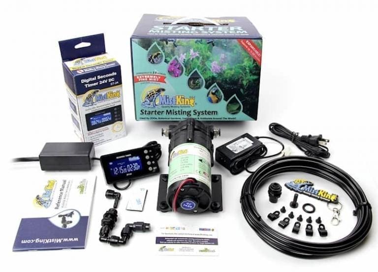 Mist King reptile misting system dart frog, geckos, chameleons misting