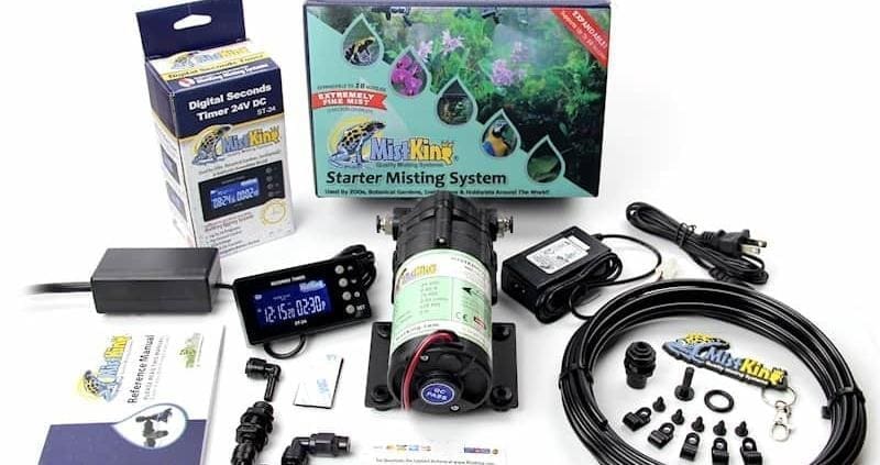 Mist King reptile misting system for chameleon misting systems for sale dart frog mister for sale chameleon misting system