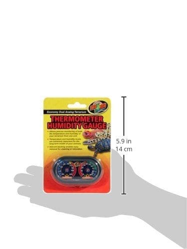 Zoomed Reptile Thermometer & Humidity Gauge - CB Reptile, Geckos for sale, Chameleons for Sale, Ball Pythons, Tegus