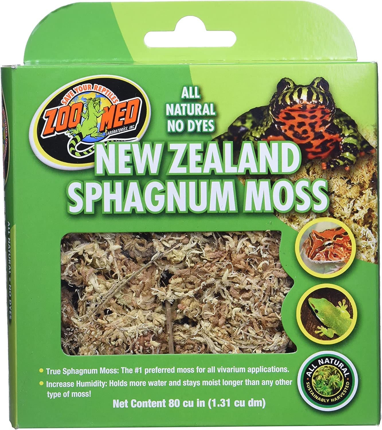 Zoo Med Frog Moss  Live Moss For Terrariums And Vivariums 