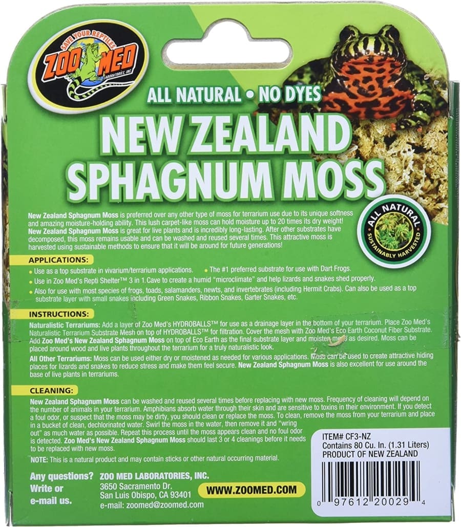 Zoomed New Zealand Sphagnum Moss for sale